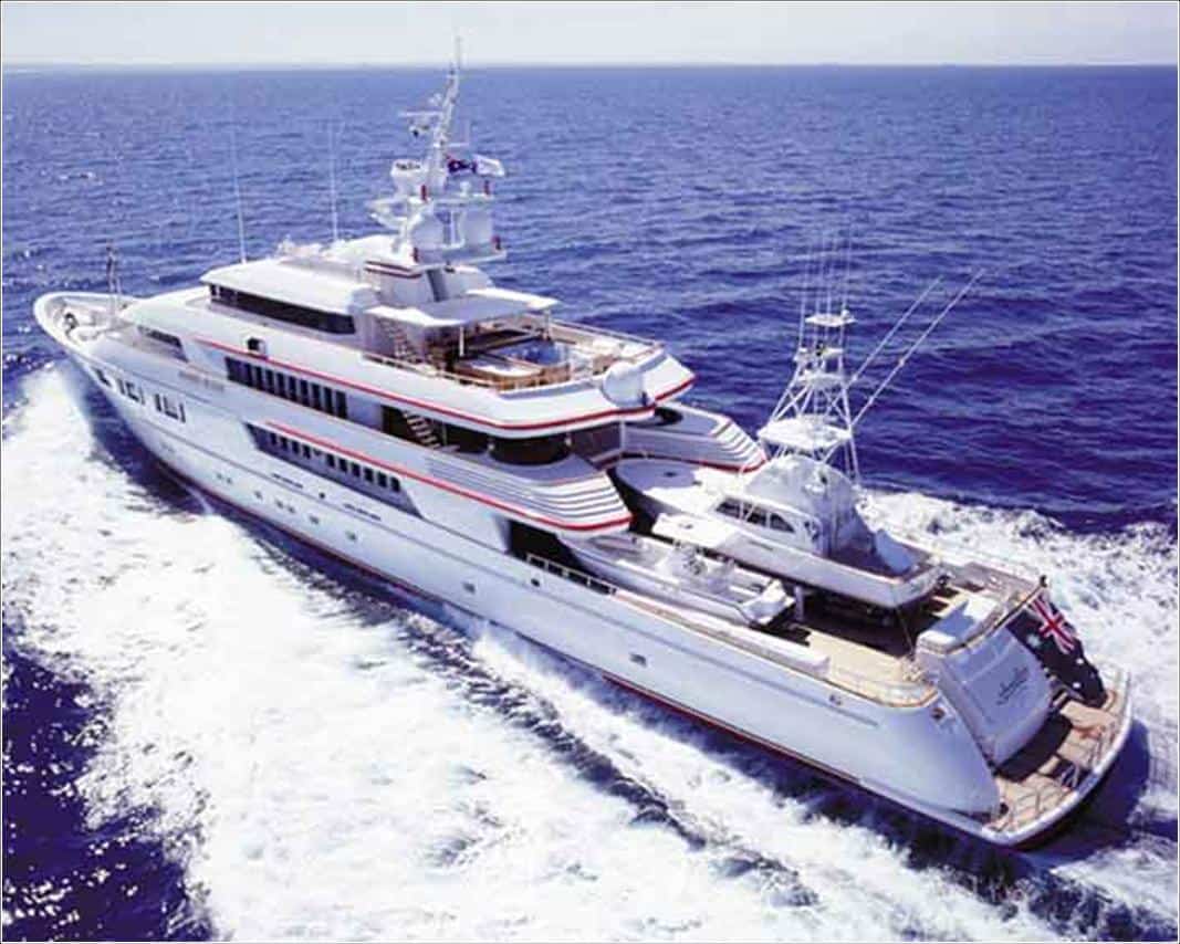 greg norman aussie rules yacht