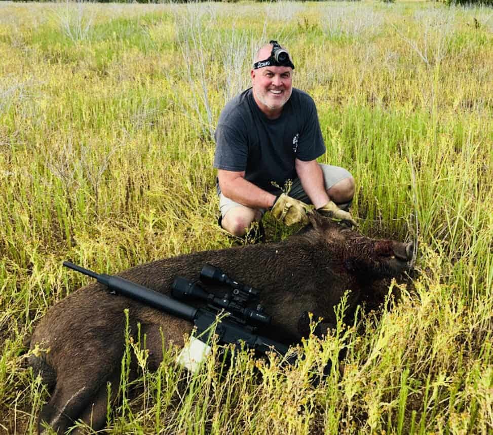 Client with a Wild Hog