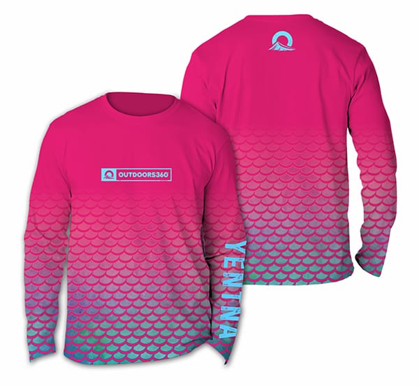 Outdoors360 - Pink and Grey Sports Shirt